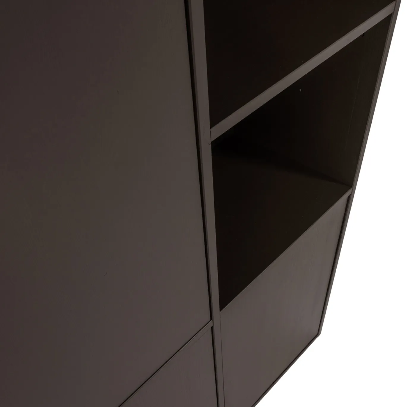 Woood Opbergkast Meggy Links 108cm Grenen Middenbruin