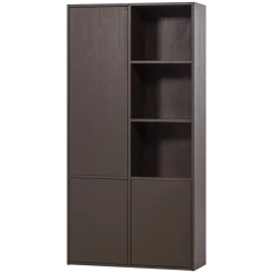 Woood Opbergkast Meggy Links 108cm Grenen Middenbruin