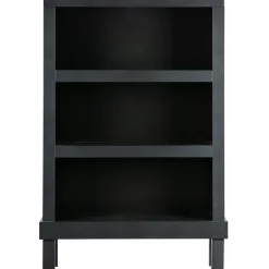 Woood Open Kast Bonk Grenen Mat Zwart
