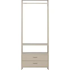 Woood Open Kledingkast Ferris 70cm Metaal Zand