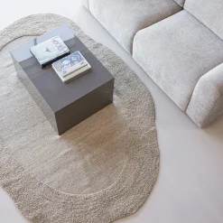 Woood Organisch Vloerkleed Milio Wol/Katoen Zand 170x240cm
