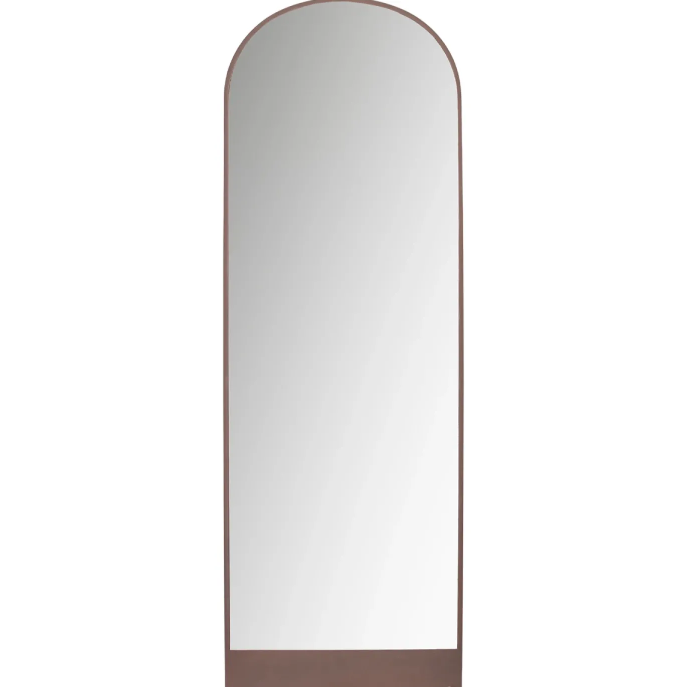Woood Passpiegel Solari Hoogglans Donkerbruin 175x60cm