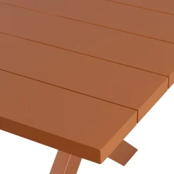 Woood Picknicktafel Delta Aluminium Terra 220cm