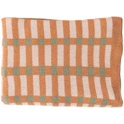 Woood Plaid Vola 130x170cm Groen/oranje