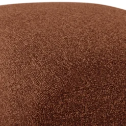 Woood Poef Mojo Base Bouclé Roestbruin Melange