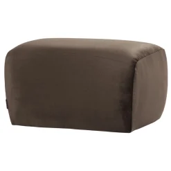 Woood Poef Mojo Base Velvet Bruin