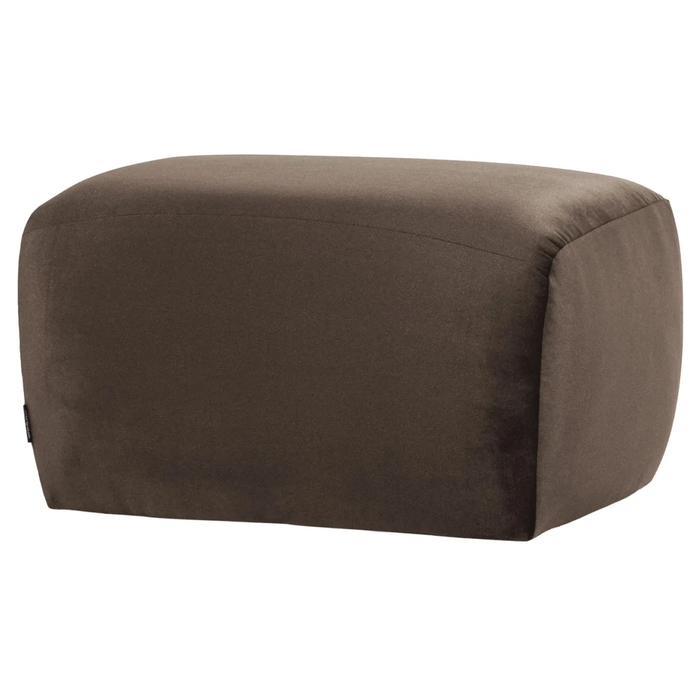 Woood Poef Mojo Base Velvet Bruin
