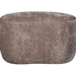 Woood Poef Popular Organisch Taupe