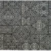 Woood Renna vloerkleed zwart/wit 155x230cm