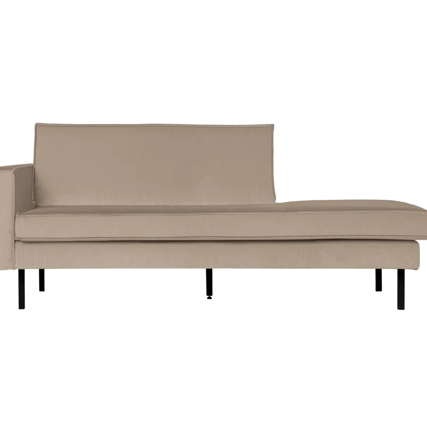 Woood Rodeo Daybed Left Velvet Khaki