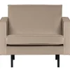 Woood Rodeo Fauteuil Velvet Khaki