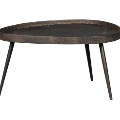 Woood Salontafel Crude Brons Set van 2