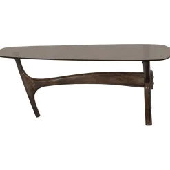 Woood Salontafel Flash Glas/Walnoot