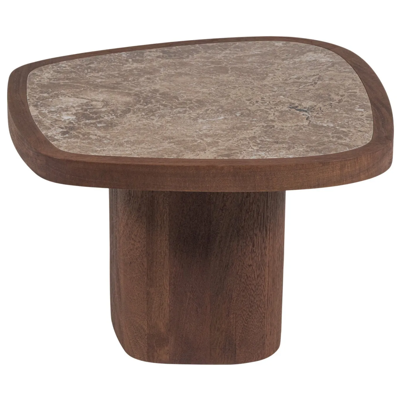 Woood Salontafel Granu Marmer/Mangohout Bruin