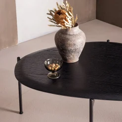 Woood Salontafel Kota 36x92x68cm Mdf/fineer Zwart