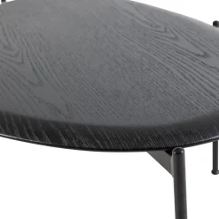 Woood Salontafel Kota 36x92x68cm Mdf/fineer Zwart