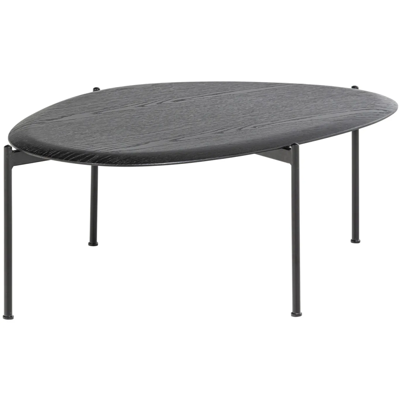 Woood Salontafel Kota 36x92x68cm Mdf/fineer Zwart