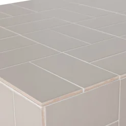 Woood Salontafel Odina Vierkant Tegels Grijs