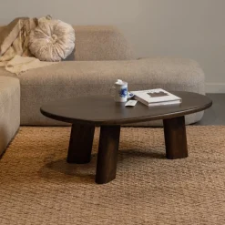 Woood Salontafel Roundly Walnoot