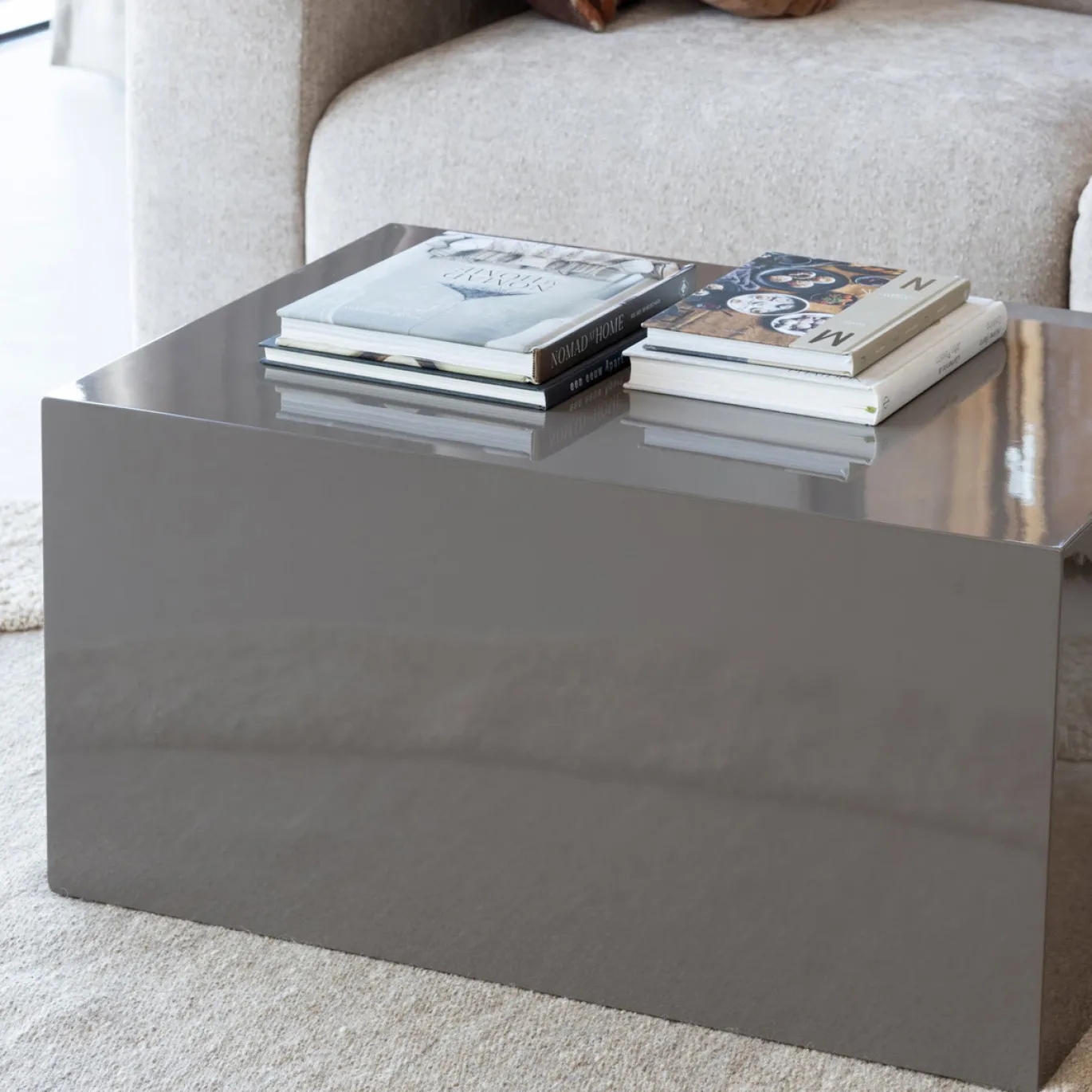 Woood Salontafel Savo MDF Hoogglans Mokkabruin