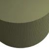 Woood Sanne Bijzettafel Rond Militair Groen