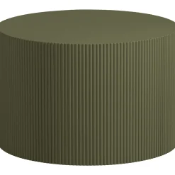 Woood Sanne Bijzettafel Rond Militair Groen