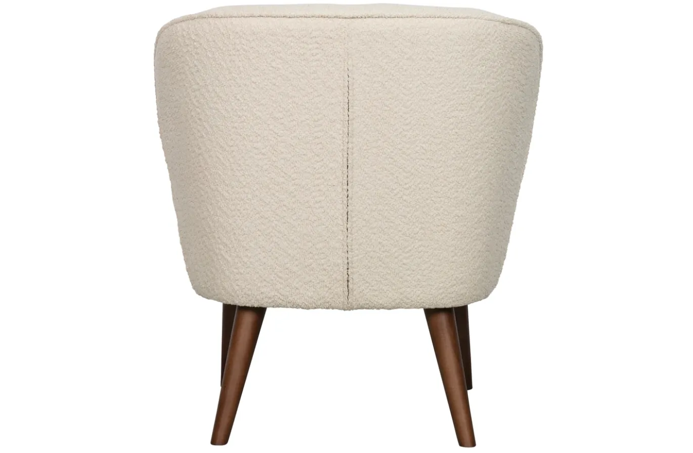 Woood Sara Fauteuil Bouclé Creme