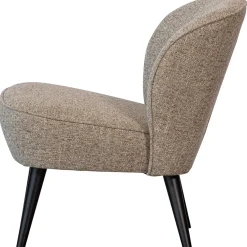 Woood Sara Fauteuil Geweven Stof Naturel Melange