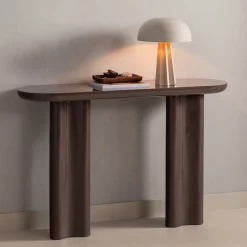 Woood Sidetable Evara Hout Hoogglans Donkerbruin