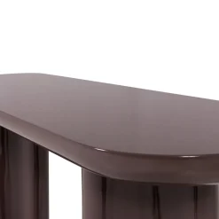 Woood Sidetable Evara Hout Hoogglans Donkerbruin
