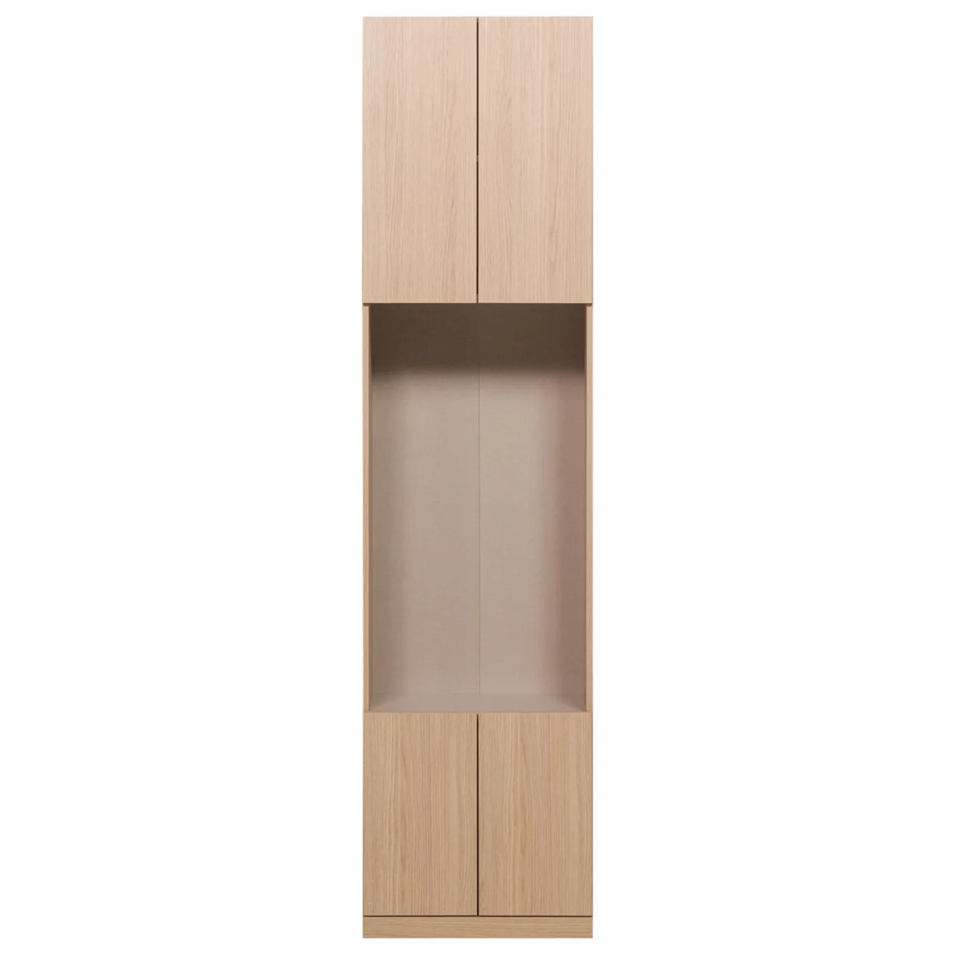 Woood Smalle Half Open Kast Build Eiken Decor Naturel 54cm