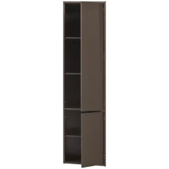 Woood Smalle Opbergkast Meggy 55cm Grenen Middenbruin