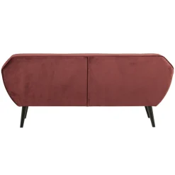 Woood Sofa Rocco Fluweel Bordeauxrood 187cm