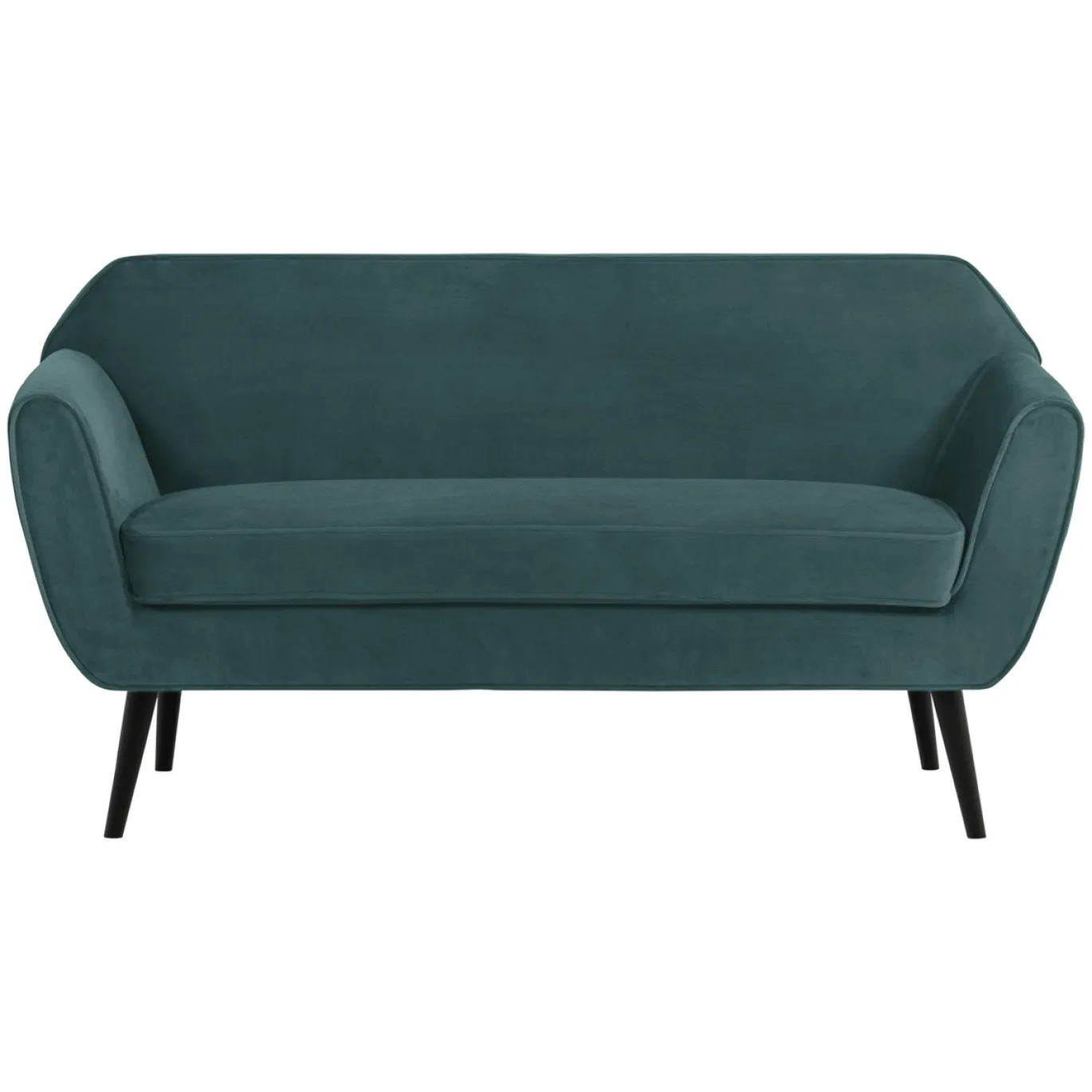 Woood Sofa Rocco Fluweel Groenblauw 150cm