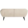 Woood Sofa Rocco Fluweel Off White 187cm