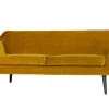 Woood Sofa Rocco Fluweel Oker