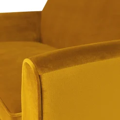Woood Sofa Rocco Fluweel Okergeel 150cm