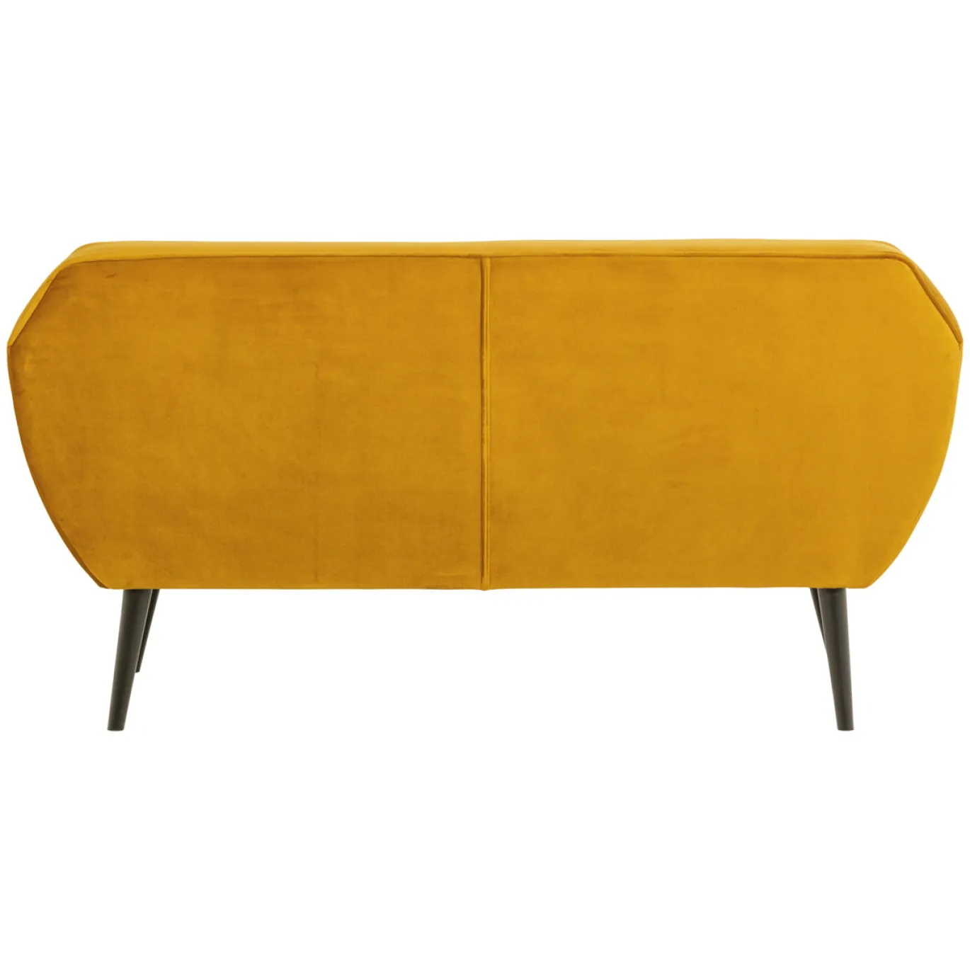 Woood Sofa Rocco Fluweel Okergeel 150cm