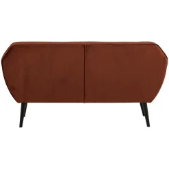 Woood Sofa Rocco Fluweel Roestbruin 150cm