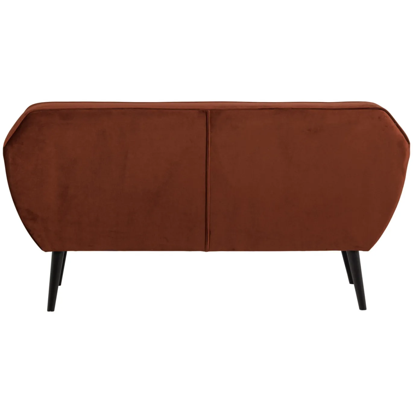 Woood Sofa Rocco Fluweel Roestbruin 150cm