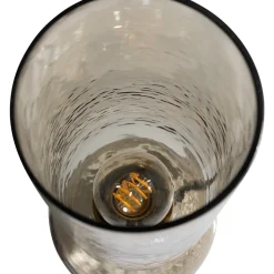 Woood Tafellamp Gigi Gehamerd Glas 38xo15cm Naturel