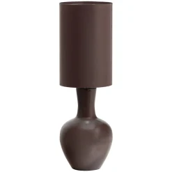 Woood Tafellamp Loa XL Metaal Hoogglans Bruin