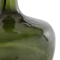 Woood Tafellamp Luma Glas Groen/kap Naturel