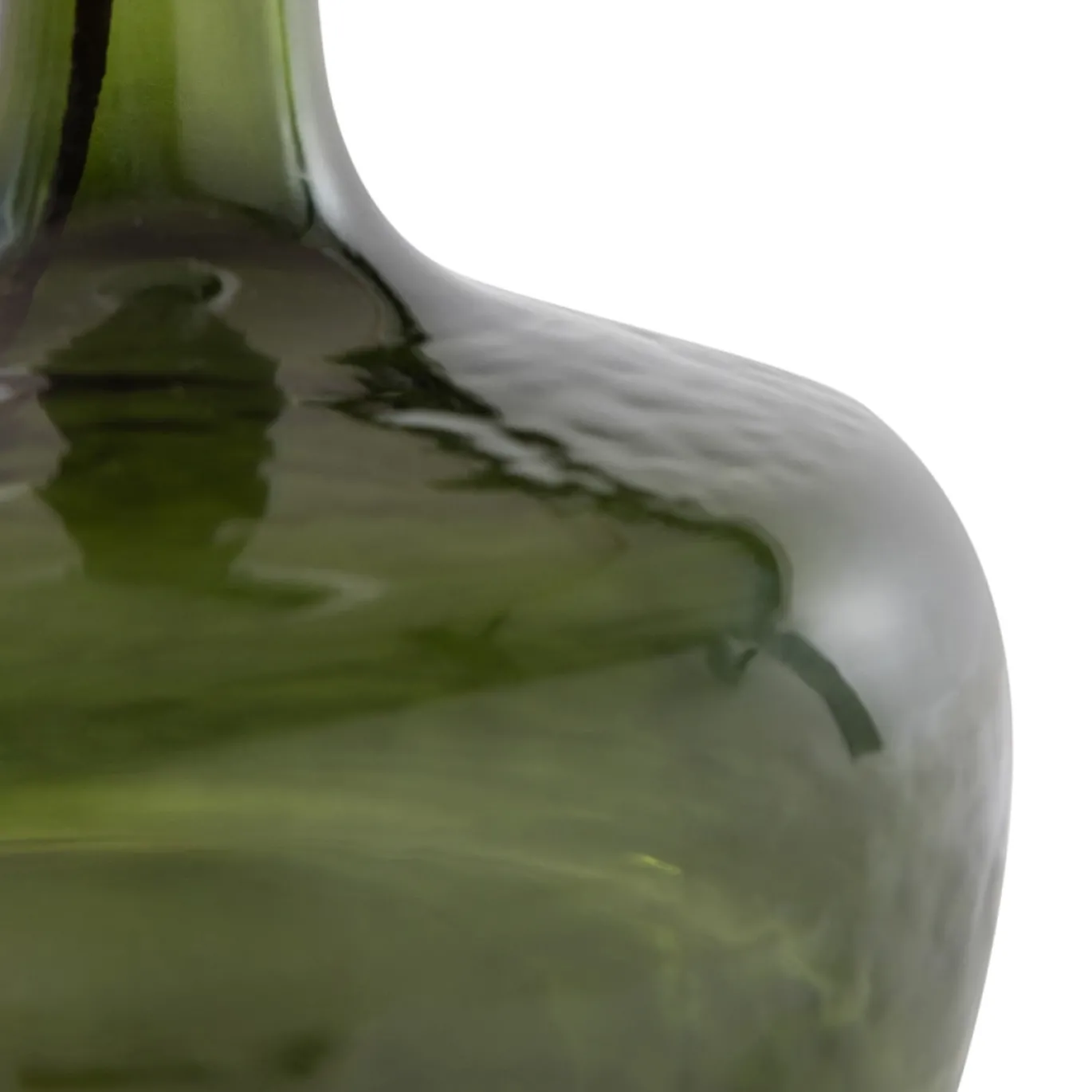 Woood Tafellamp Luma Glas Groen/kap Naturel