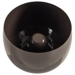 Woood Tafellamp Mero Metaal Hoogglans Donkerbruin Ø35cm