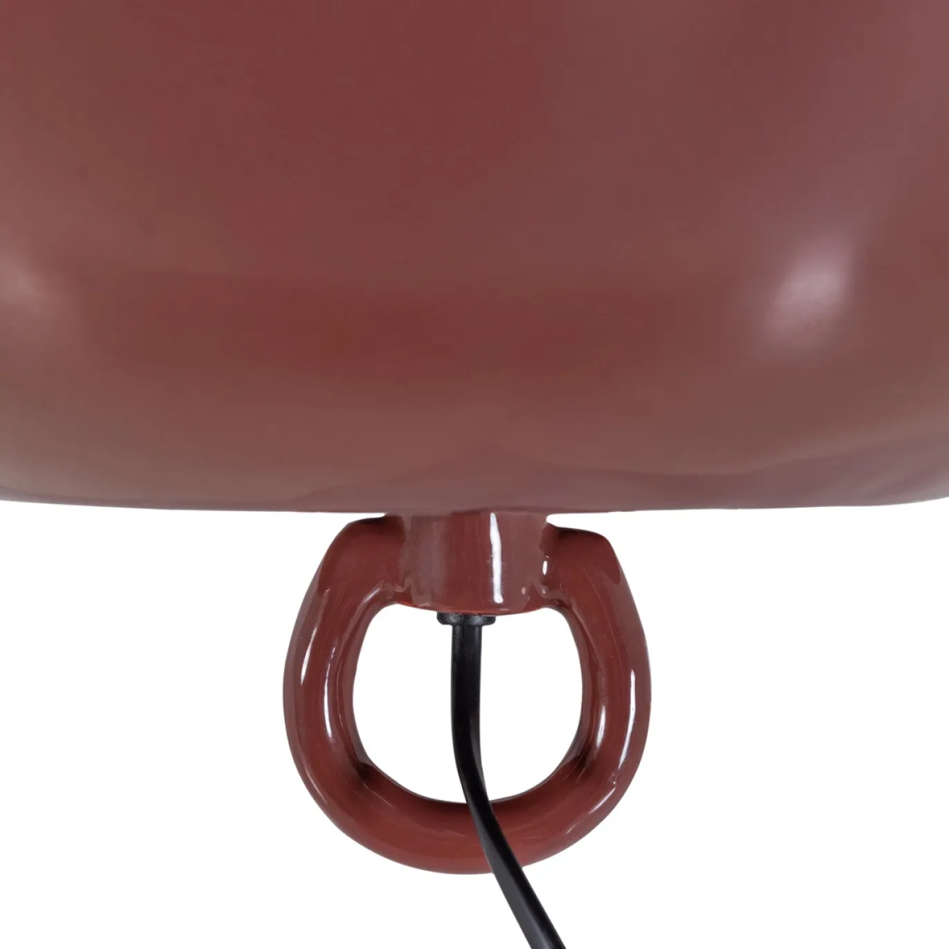 Woood Tafellamp Mero Metaal Hoogglans Rood Ø26cm