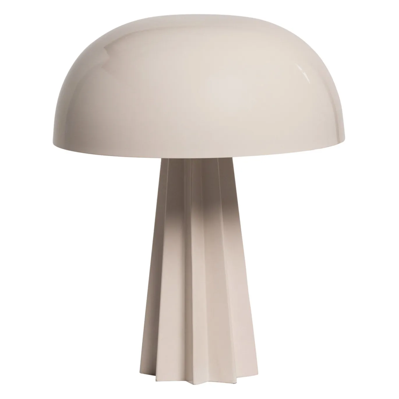 Woood Tafellamp Virel Metaal Hoogglans Lichtgrijs