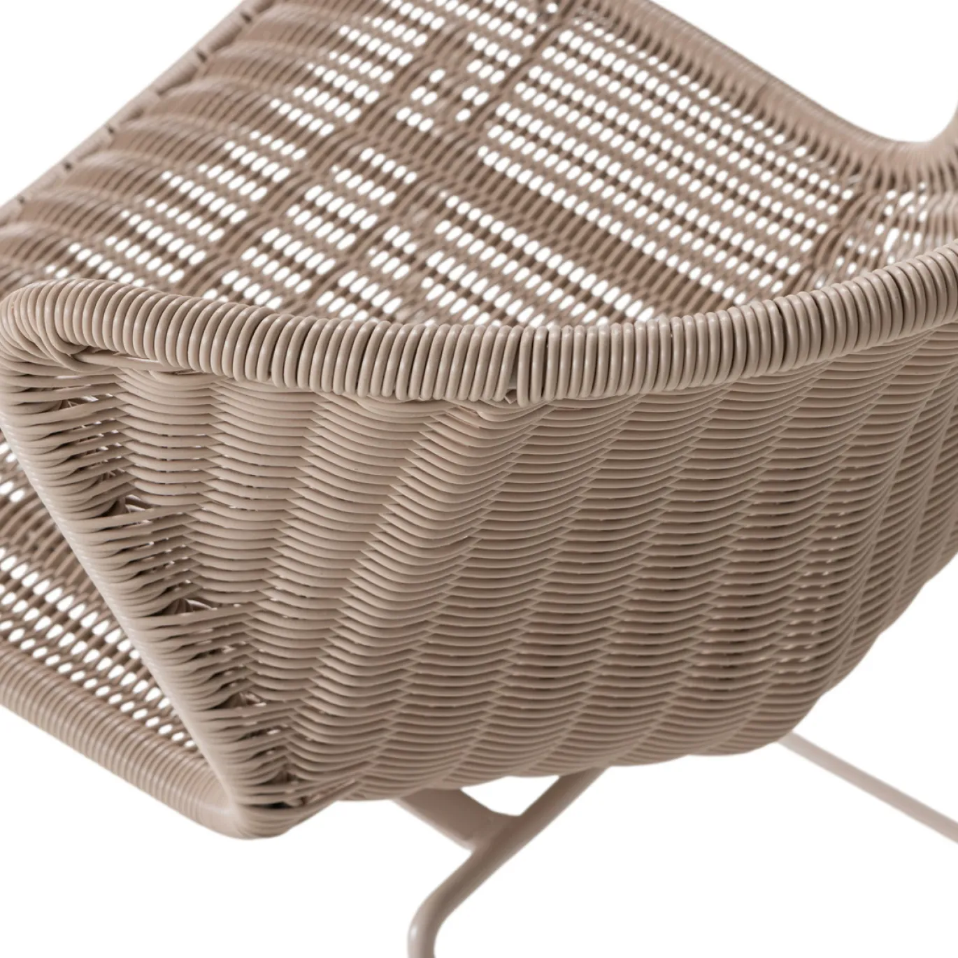 Woood Tuinstoel Wings Zand Set van 2