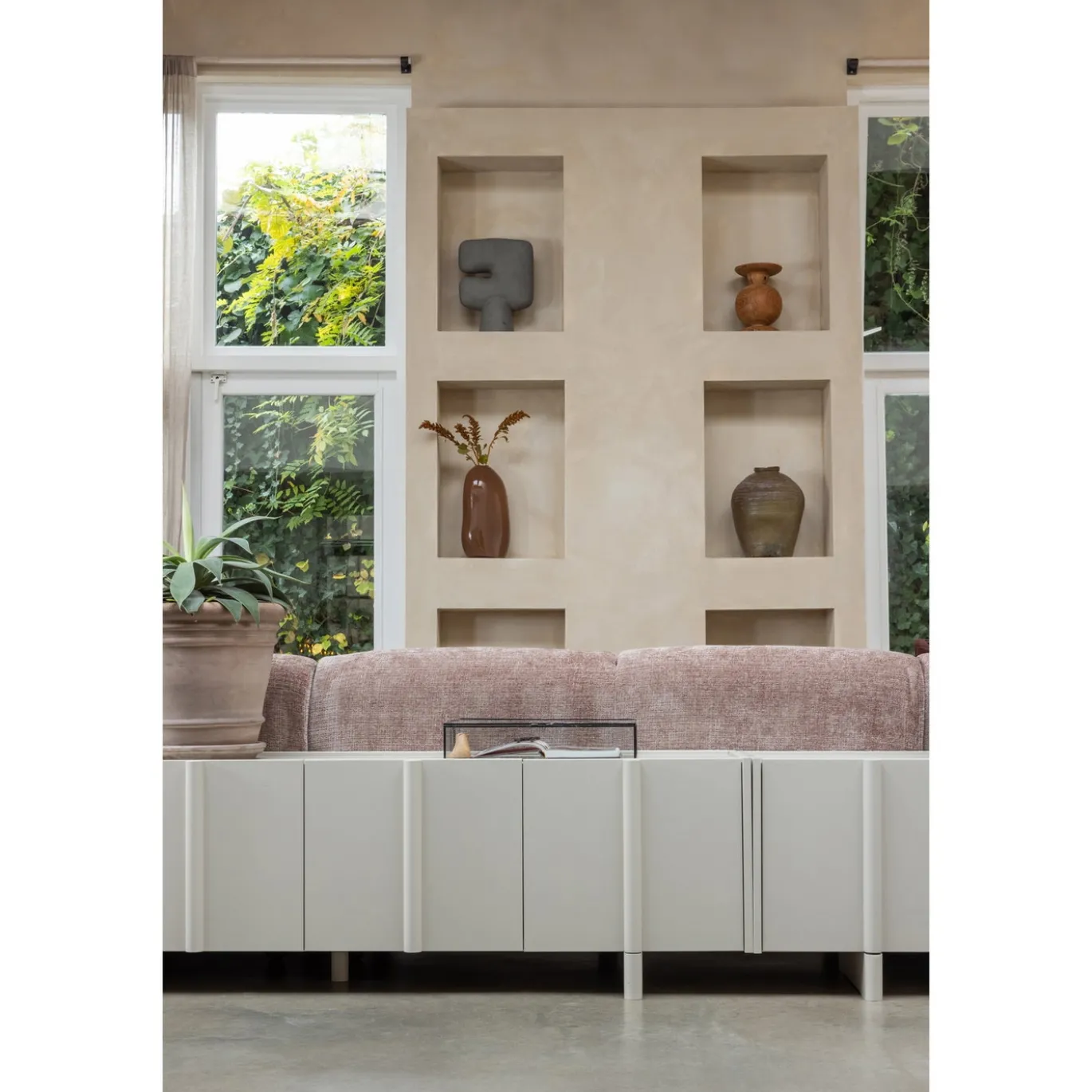 Woood Tv-meubel Basu 152cm Grenen Dust