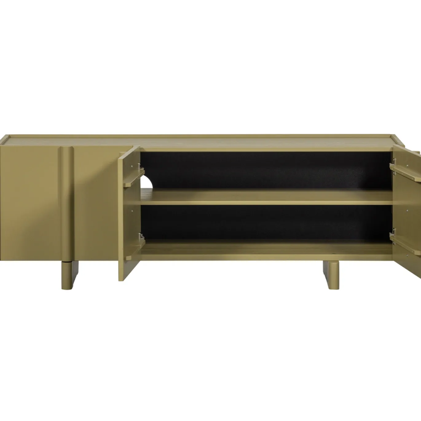 Woood Tv-meubel Basu 152cm Grenen Moss